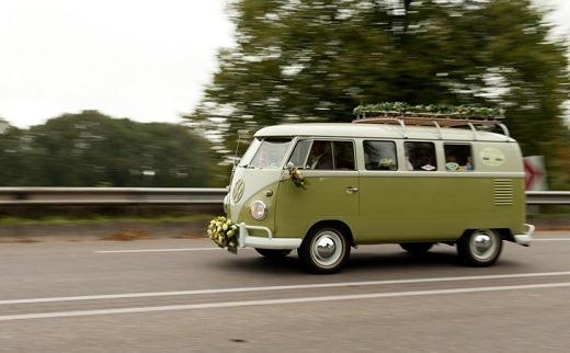 Trouwwagen VW Busje